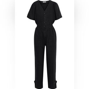 JOIE Linen Jumpsuit in Caviar Black - Women’s XL, preloved